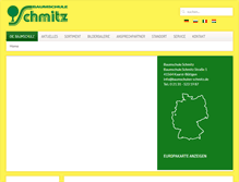 Tablet Screenshot of baumschulen-schmitz.de